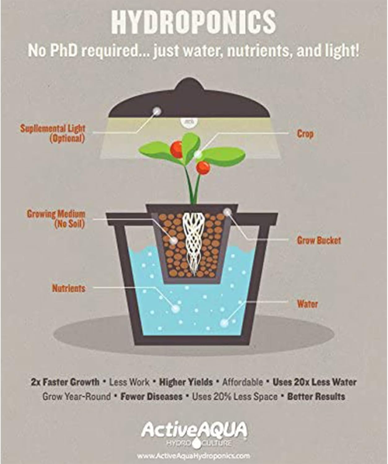 Active Aqua AAPW250 Submersible Water Pump, 250 GPH