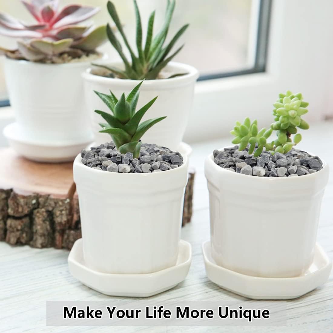 5LB Succulent and Cactus Gravel Pebbles, 1/5 Inch Natural Decorative Polished Stones, River Rocks for Plants, Vases, Aquariums, Terrarium and Outdoor Gardening,Grey