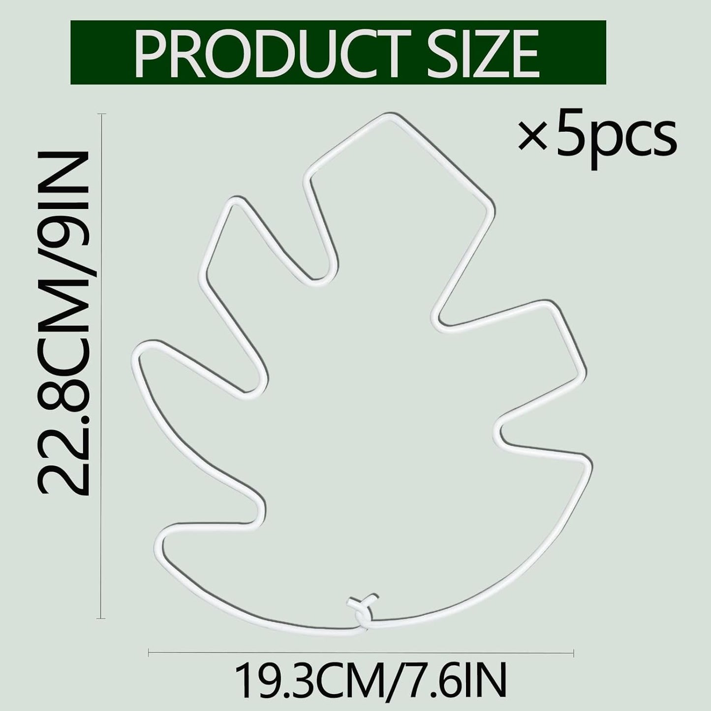 5PCS Monstera Plant Stem Support White 9 * 7.6in - Durable Stake Holder for Indoor Climbing Plants, Adjustable Installation Ideal for Fishbone Cactus and Plant Enthusiasts