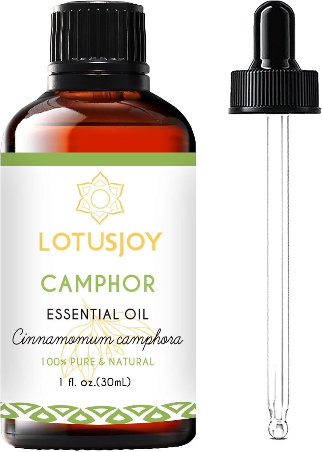 Camphor Oil, Pure Natural Camphor Essential Oil for Diffuser, Room Spray, Household, DIY - 1 Oz