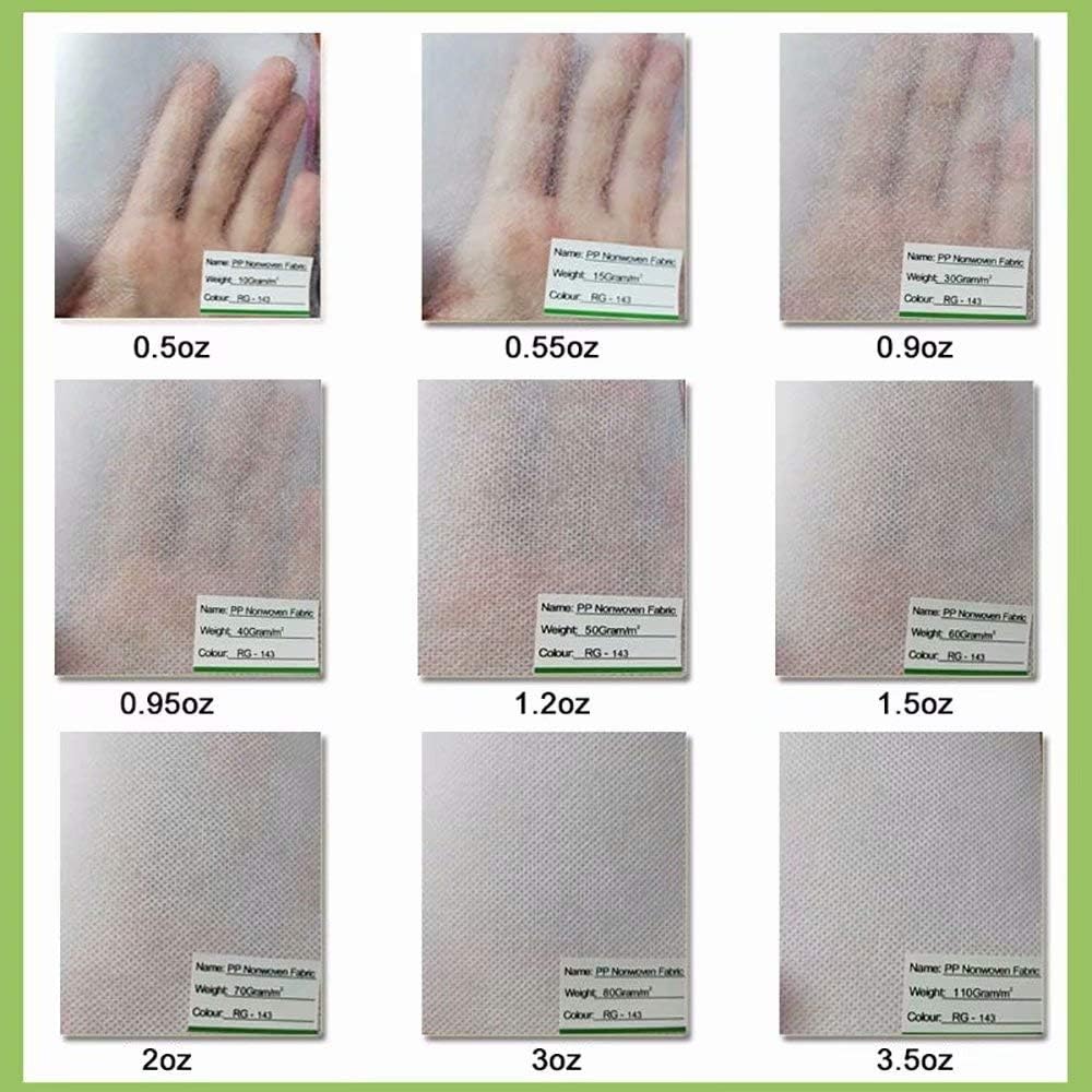 Agfabric Plant Cover Freeze Protection 0.55oz 6'x150' Floating Row Cover for Winter Cold Weather Protection Season Extension,White