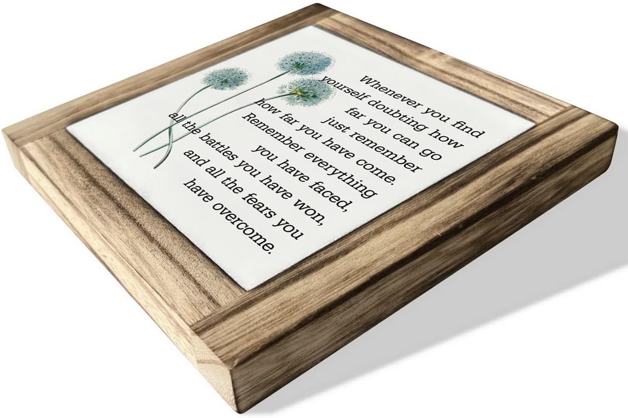 Inspirational Quote Wood Plaque Sign, Be Brave Sign, Whenever You Find Yourself... Box Wood Plaques Desk Décor, Motivational Box Wood Sign, Graduation Decor Gift, Inspirational Quotes Gift