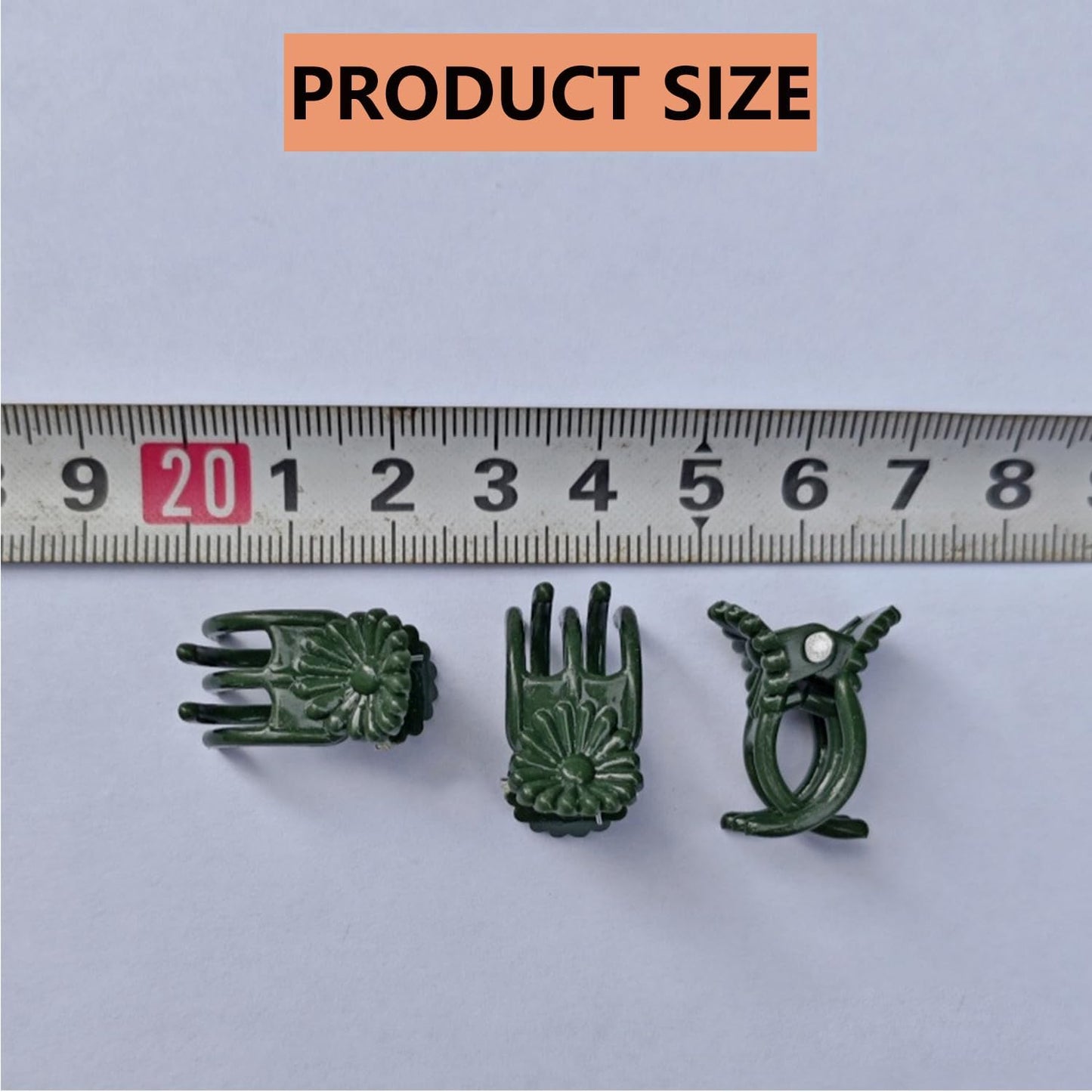 100Pcs Large Plant Clip,Daisy Garden Flower Plant Clip,for Orchids Vine Clip Support Stem Vine Upright Growth (Green)