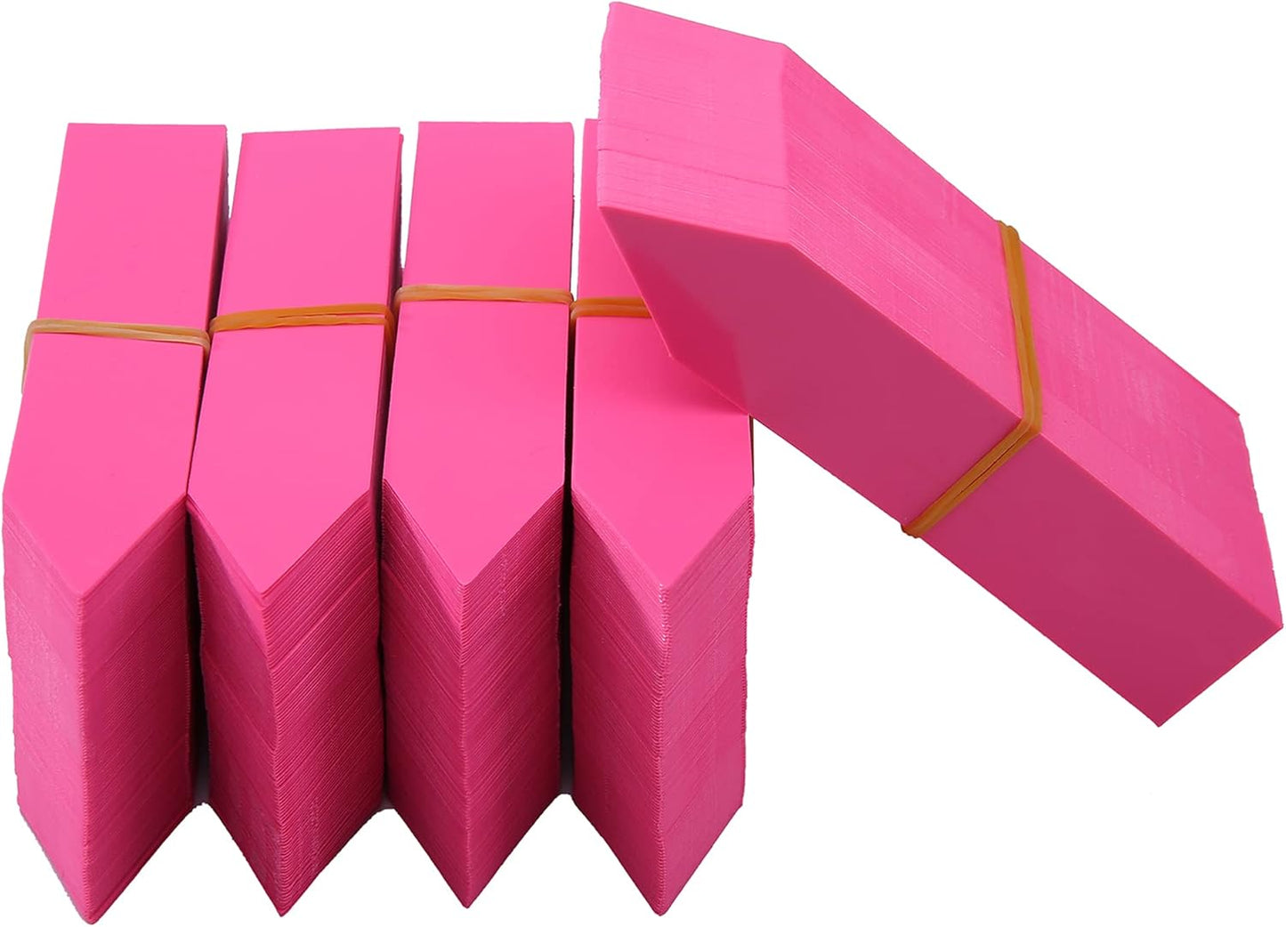 1000 Pcs 4 Inch Garden Plant Labels, Plastic Nursery Tags Waterproof Pot Seed Markers, Pink