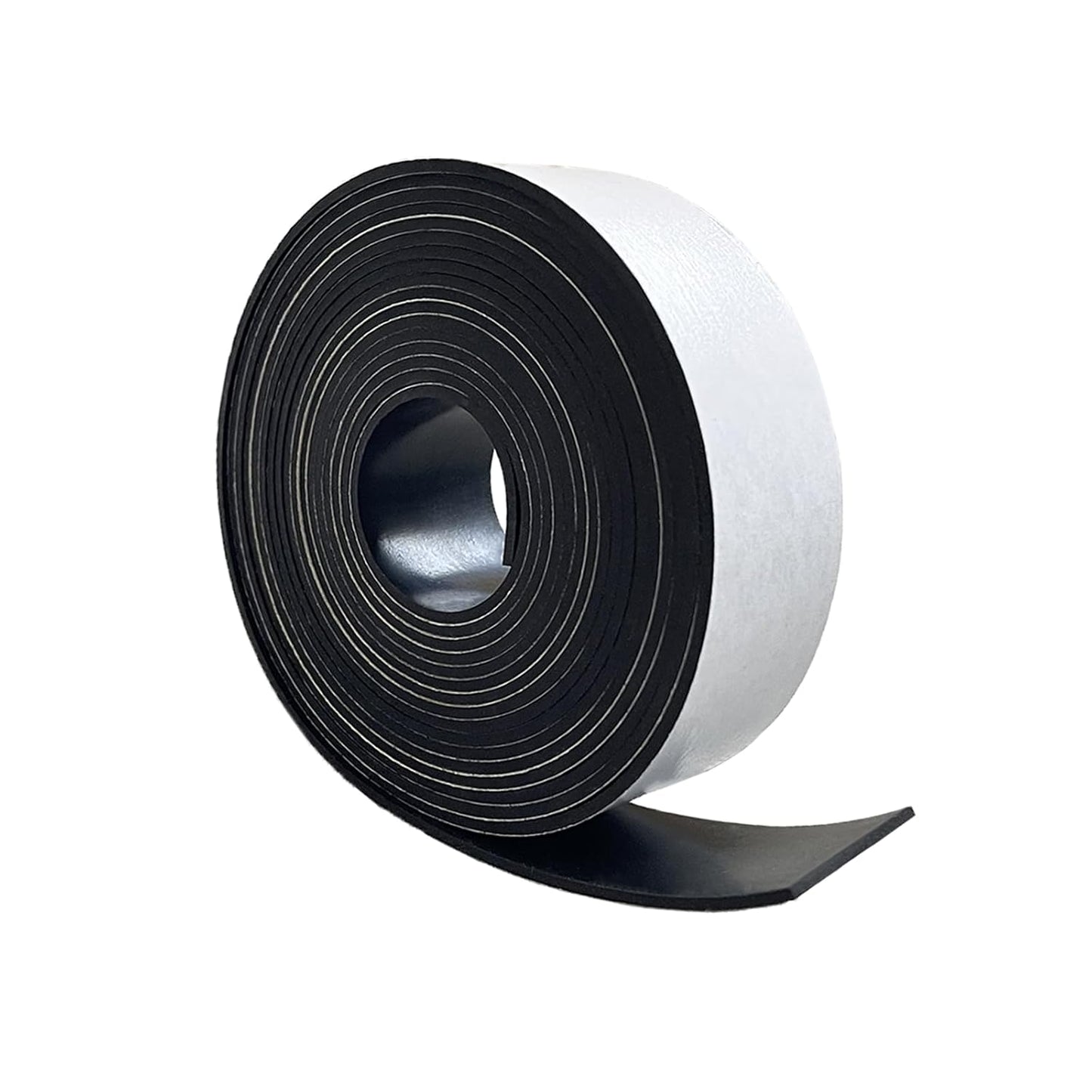 Adhesive Rubber Strips 1/16 (.062)" Thick X 1" Wide X 10'Long, Solid Rubber Strip with Adhesive for DIY Gaskets Crafts Pads Sealing Abrasion Supports Flooring Protection Warehouse