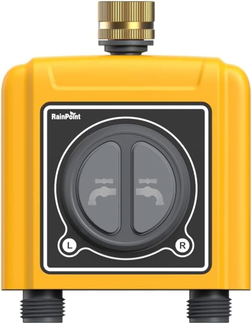 RAINPOINT WiFi Sprinkler Timer 2 Zone, Smart Water Hose Timer 2 Outlet Only, Without WiFi Hub, Must Use with 2.4Ghz WiFi and TWG004WRF WiFi Hub (Lot Number After 202108)