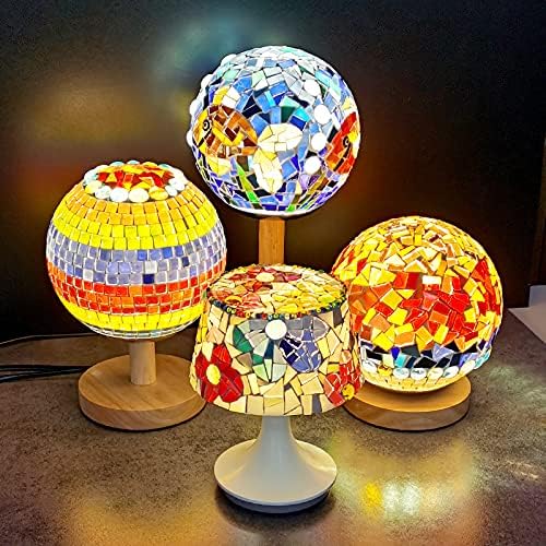 1.1lb Irregular Crystal Mosaic Tiles,Small Mosaic Tile DIY Hobbies Children Handmade Crystal Craft for Crafts Bulk DIY Picture Frames Handmade Jewelry Coaster (Brown Series)