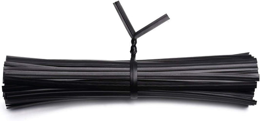 500 Pcs Black Twist Ties - Metallic Twist Ties 5"