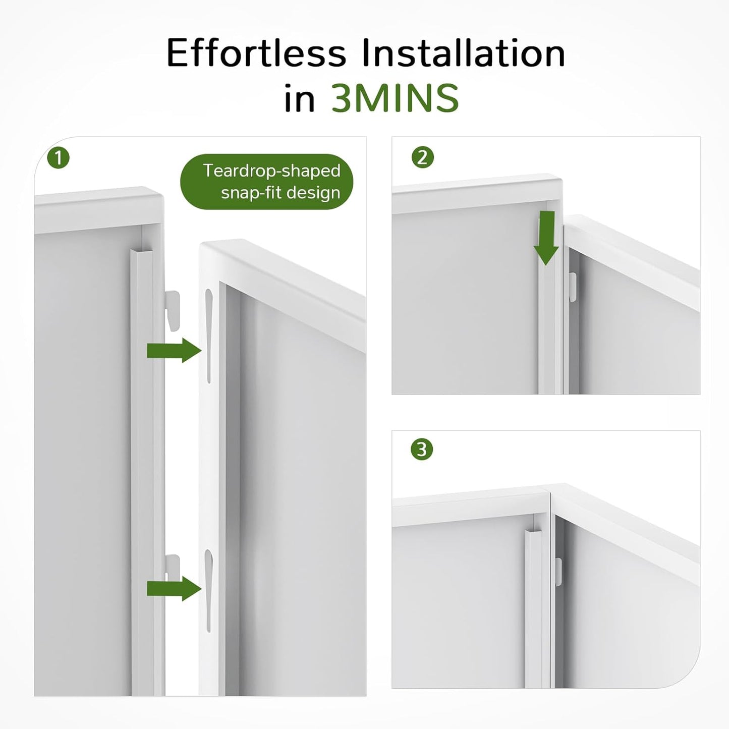 Stoog 38" Large Planters for Outdoor Plants Set of 2, All-Weather Rectangular Metal Planter Box with Removable Insert Shelf, Ideal for Plants, Flowers, Vegetables, Garden, White