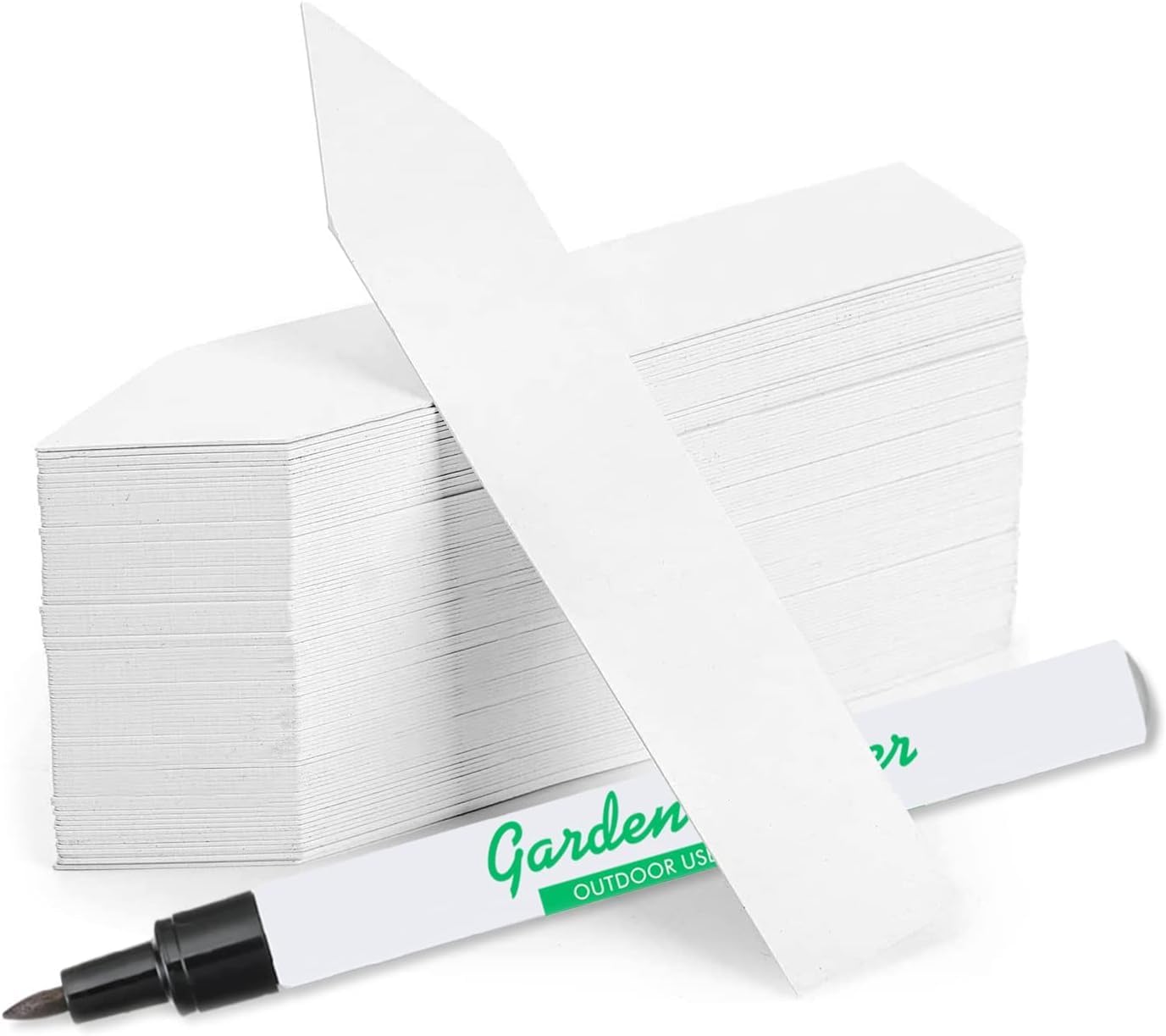 4 Inch Plastic Plant Labels for Seedlings, Flexible Waterproof Plant Tags, Vegetable Gardening Stake Tags for Potted Plants and Outdoor Garden, White, 1000 Pcs