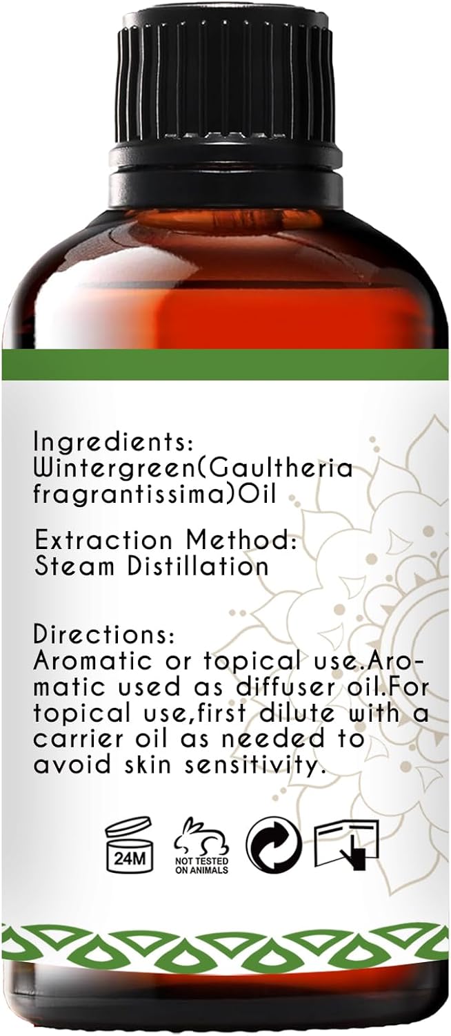 Wintergreen Essential Oil，100% Pure Natural for Diffuser Household DIY - 1 Oz