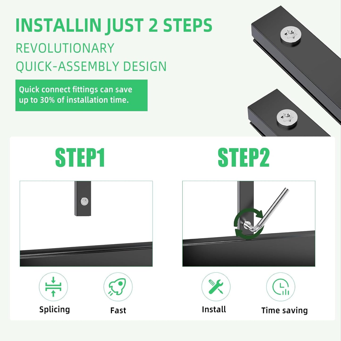 8x10 FT Outdoor Walk-in Greenhouse with Durable polyethylene Cover, Lockable Door, Adjustable roof Vent, and Ground Anchors. A Large, Sturdy Backyard Greenhouse Ideal for Patio, Lawn, and Gardening.