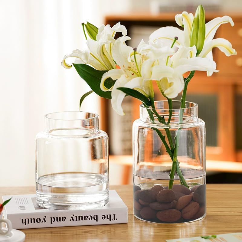 10 lbs Red River Rocks, 2-3 Inch Polished Pebbles for Indoor Plants, Decorative Rocks Stones for Landscaping, Vases, Aquariums, Fountains, Pathways, Backyard and Garden