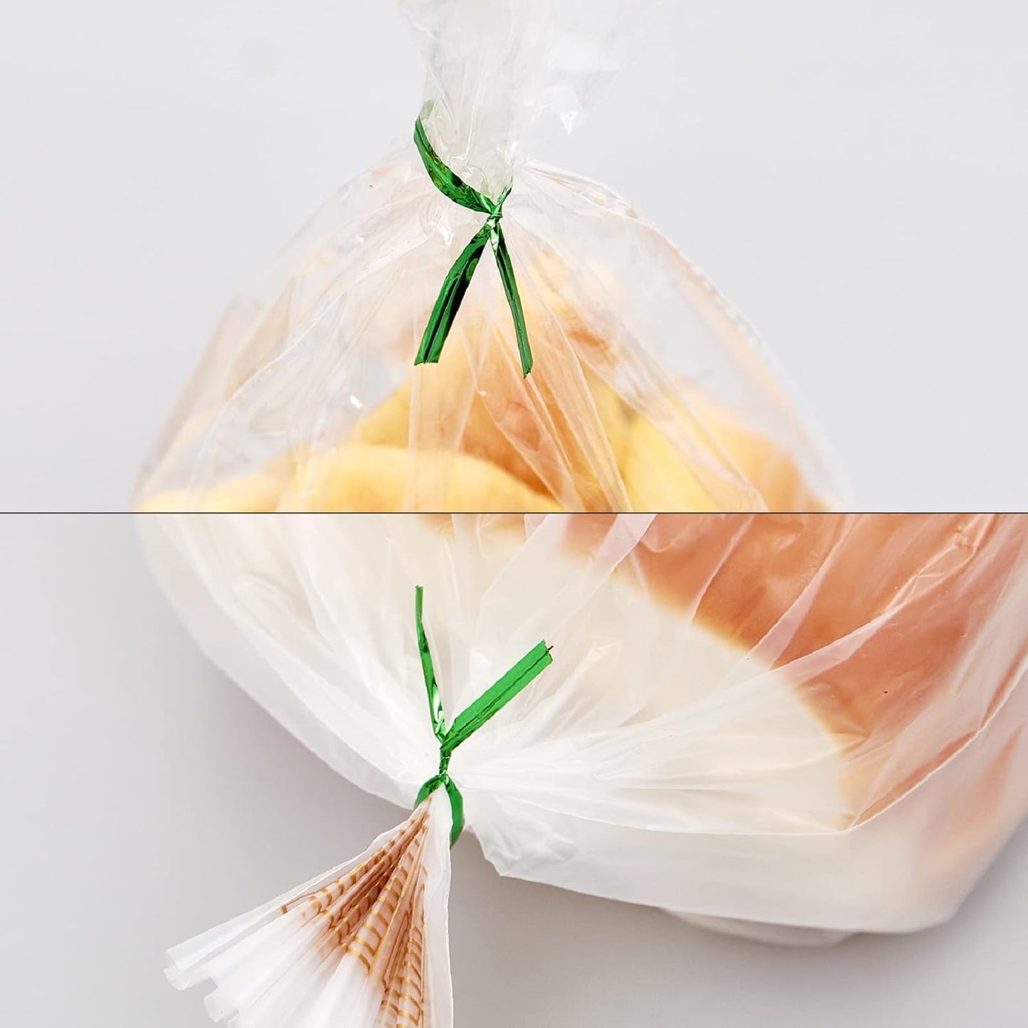 800 Pcs 4" Metallic Twist Ties(Green) for Bakery Ties, Candy Bags, Coffee Bags, Goodie Bags Ties