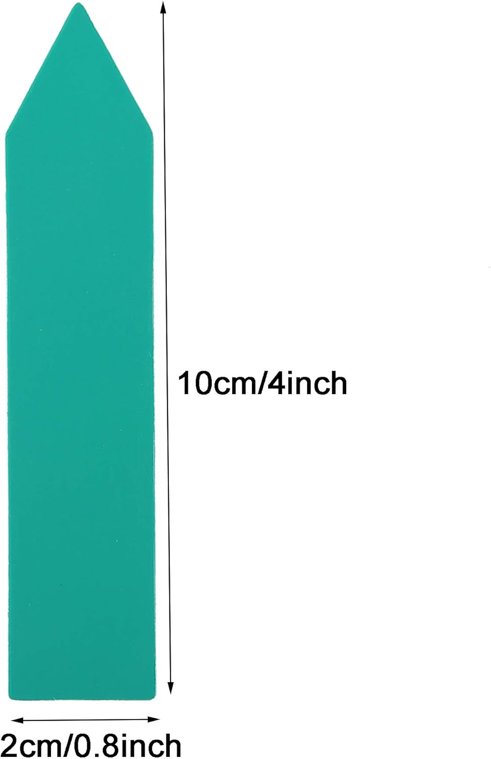 1000 Pcs 4 Inch Garden Plant Labels, Plastic Nursery Tags Waterproof Pot Seed Markers, Green