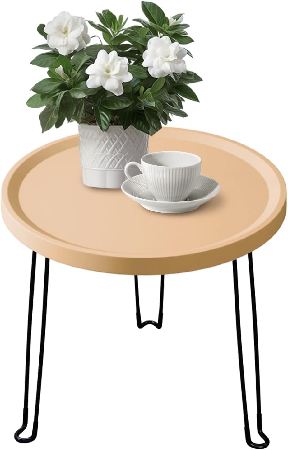 Home or Outdoor Multi-Functional Folding Portable Space-Saving Table (Brown)