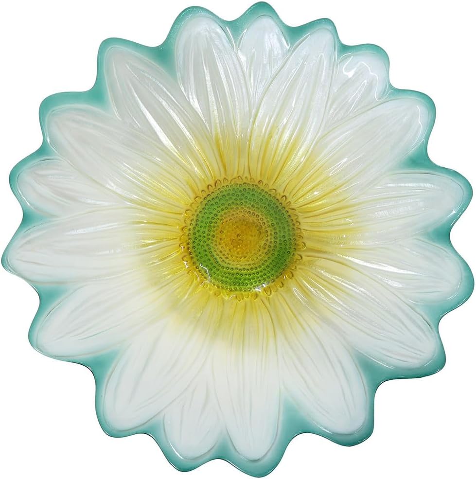 Briarwood Lane Daisy Glass Bird Bath