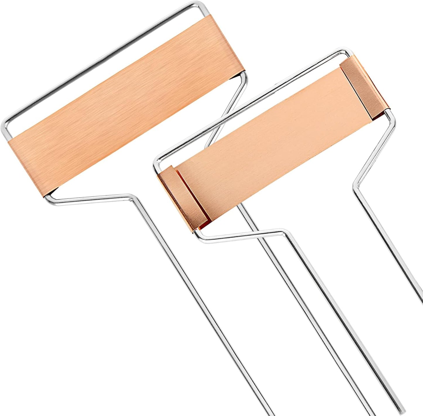 40Pack 10Inch Metal Plant Labels, Garden Plant Tags, Copper Garden Planting Markers for Seed Potted Herbs Flowers Vegetables (30 x 6.5 cm) - Weatherproof