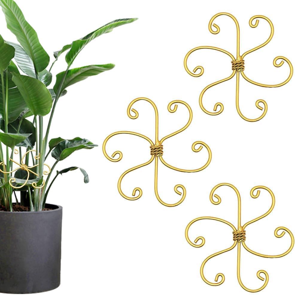 3 Pack Stackable Monstera Plant Support, Garden Plant Stakes for Indoor Outdoor Plants, Climbing Plant Support Structures Moss Pole Monstera Plant Holder Sticks Support Tall Potted Plants (3 PCS)