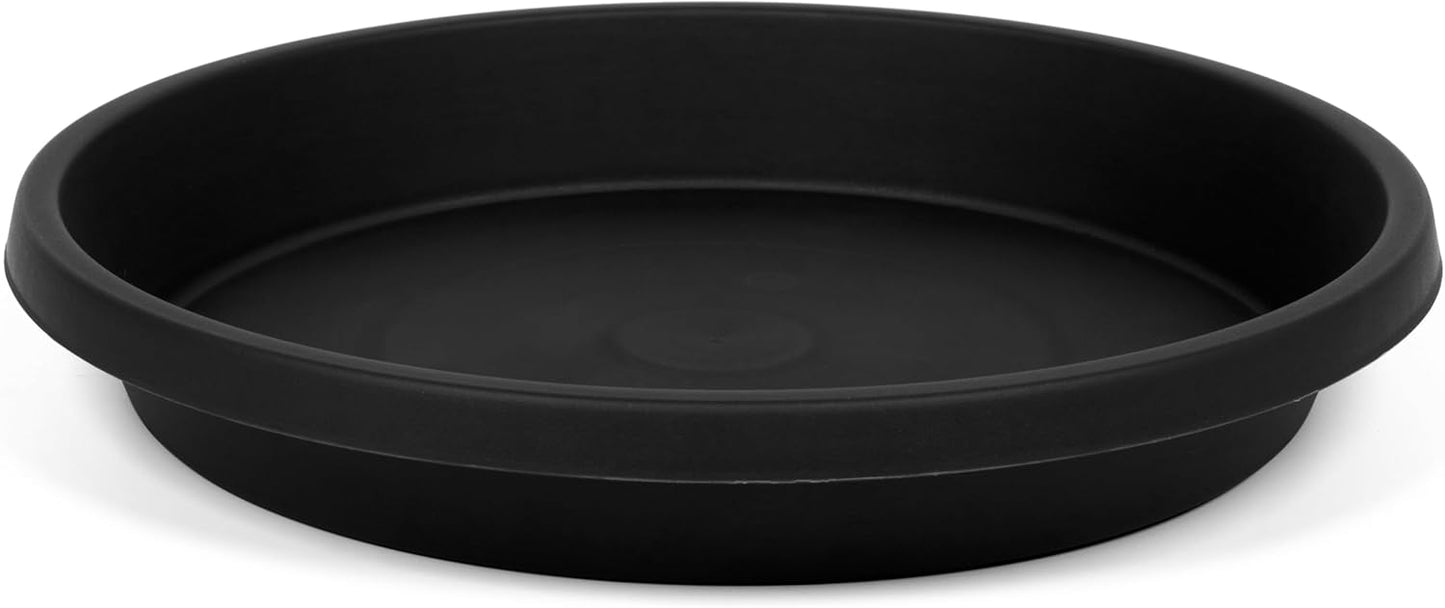 4 Pack Large Plant Saucer 18 Inch, Extra-Large Deep Plastic Plant Trays for Pots, Plant Water Catcher Tray for Plants, Flower Pot Saucers, Plant Saucers for Indoors Outdoor