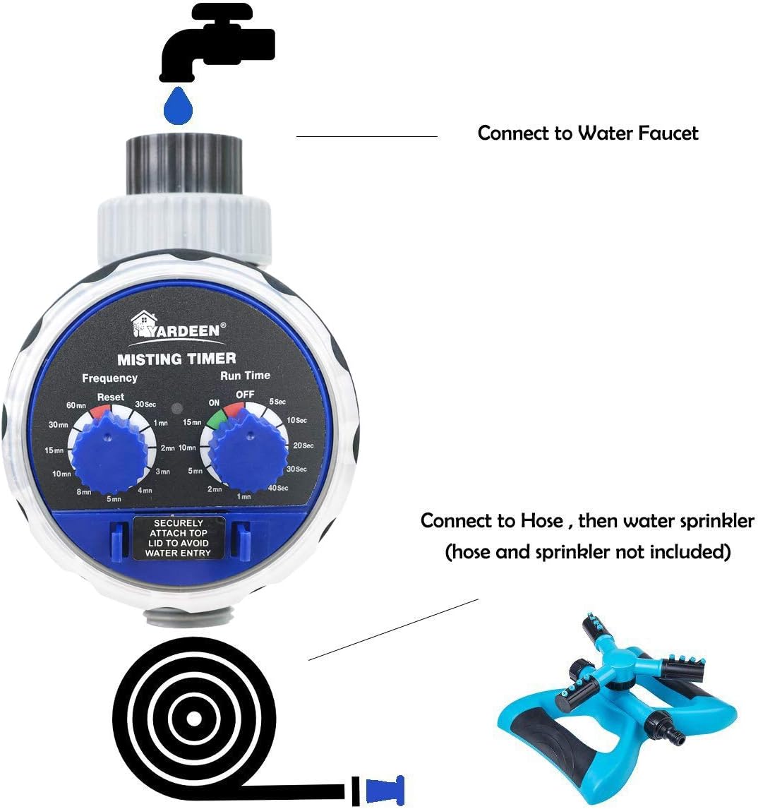 Water Hose Timer fogging Seconds Watering Automatic Electronic Water Timer Home Garden Controller
