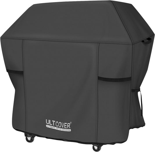 ULTCOVER Waterproof Grill Cover 48 inch, Heavy Duty BBQ Cover for 2-3 Burners Outdoor Gas Barbecue Grill, Black