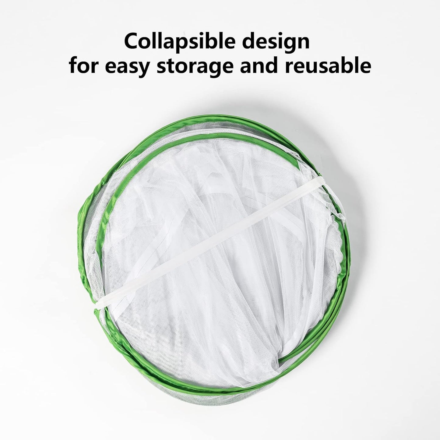 48" Outdoor Mesh Plant Enclosure, Mesh Plant Cover for Pests, Bird and Pest Protection Guard for Fruit, Vegetables, Flowers and Herbs Pop-Up Cage 28 x 28 x 48 Inches