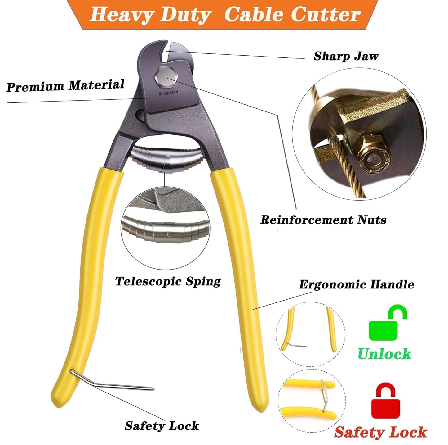 1/8 Inch Stainless Steel Wire Rope Kit, 7x7 Strands, 100 ft Length, With Cable Cutters, Sleeves, Thimbles, Clips, For Climbing Plants, Deck Railing, Fencing, Outdoor Hanging