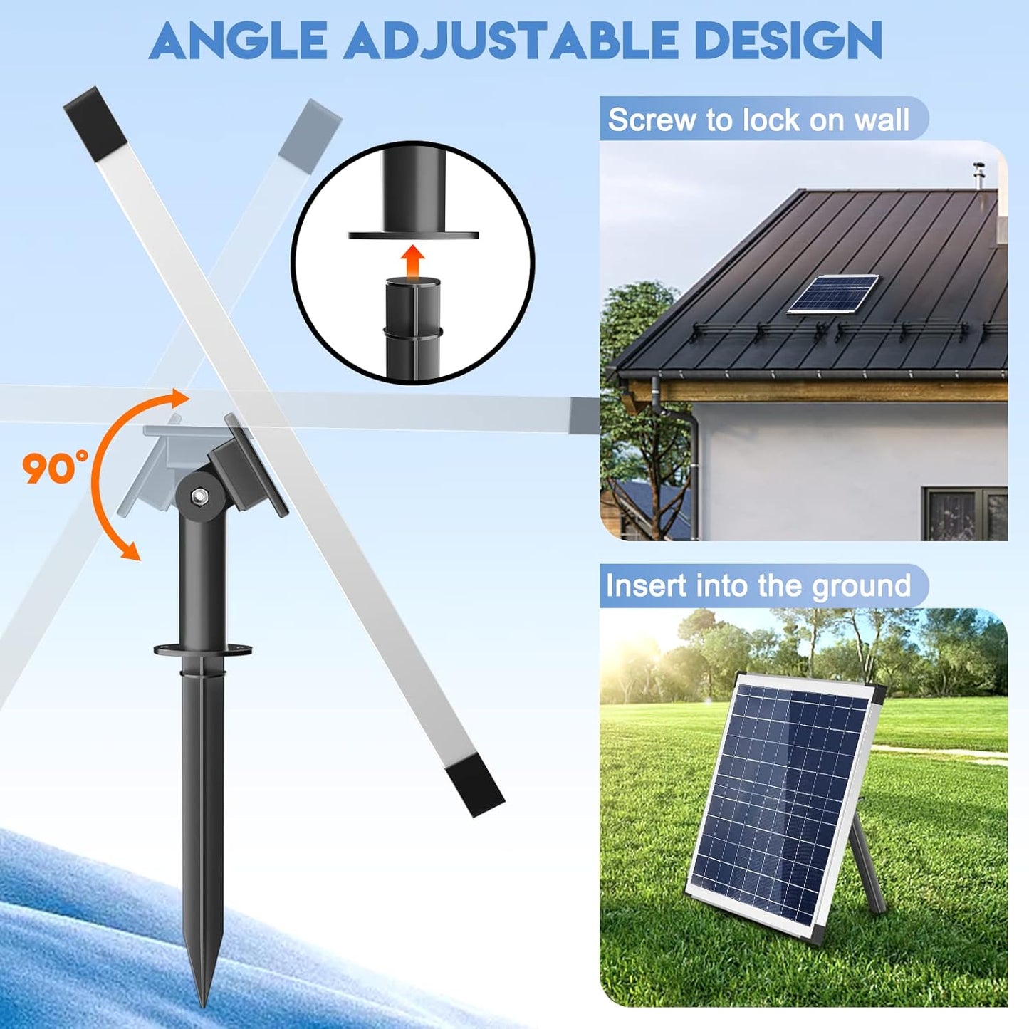 Antfraer 25W Solar Fountain Pump, Solar Pond Pump 410GPH+ Adjustable Flow, Solar Fountain with 6.6FT Tubing for Garden,Ponds,Fountains,Waterfalls