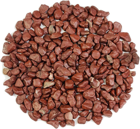 HappyFiller Small Red River Rocks Decorative Pebbles Natural Aquarium Gravel Stones for Fish Turtle Tank,Soil Cover,Indoor Outdoor Garden Succulent Potted Plants Top Dressing,Zen Garden,18 LB