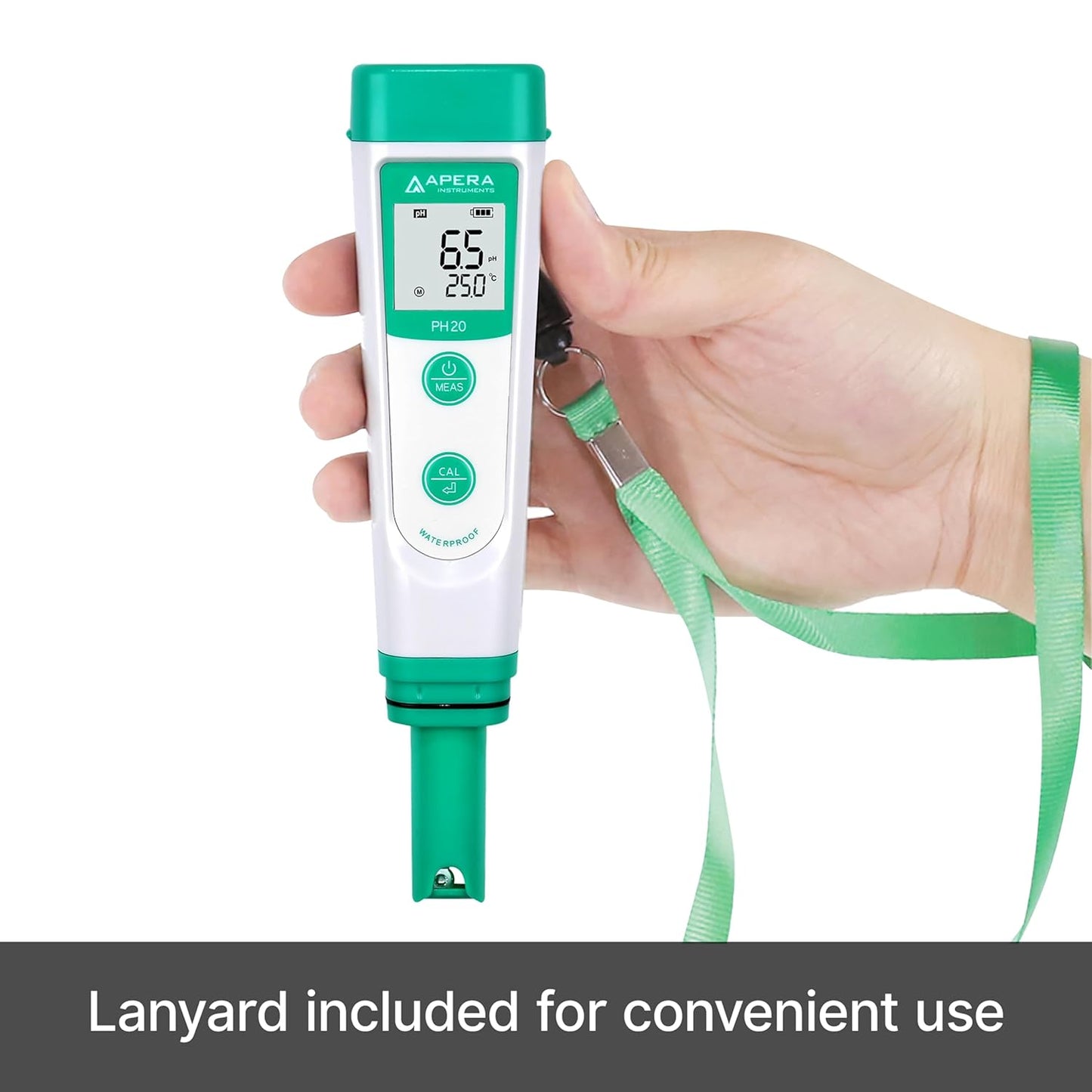 APERA INSTRUMENTS AI209 Value Series PH20 Waterproof pH Tester Kit, ±0.1 pH Accuracy