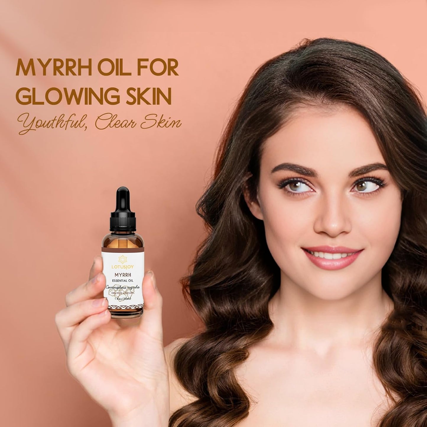 Myrrh Essential Oil, Pure Natural Myrrh Oil for Skin Hair Diffuser Room Spray DIY - 1 Oz