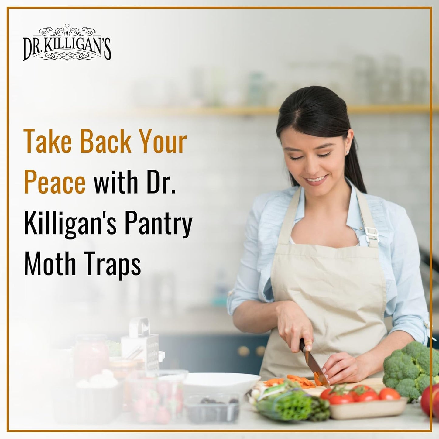 Dr. Killigan's Premium Double Potent Pantry Moth Traps with Pheromones Prime, Sticky Indian Meal Moth Traps for Kitchen, How to Get Rid of Moths in House (20 Pack, Black)