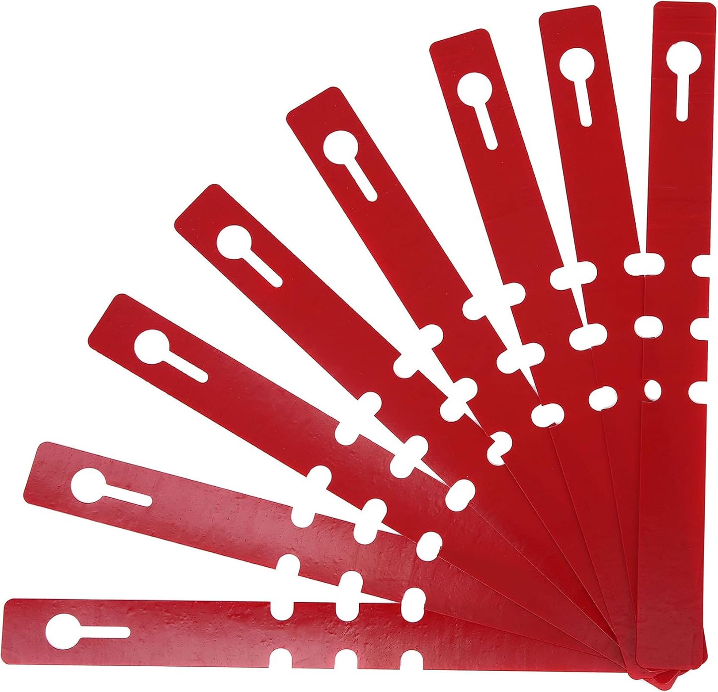 200 Pcs Red Plastic Plant Tags with a Marker Pen, Wrap Around Hanging Tree Tags Nursery Garden Labels Waterproof Nursery Garden Stakes, 2x20cm