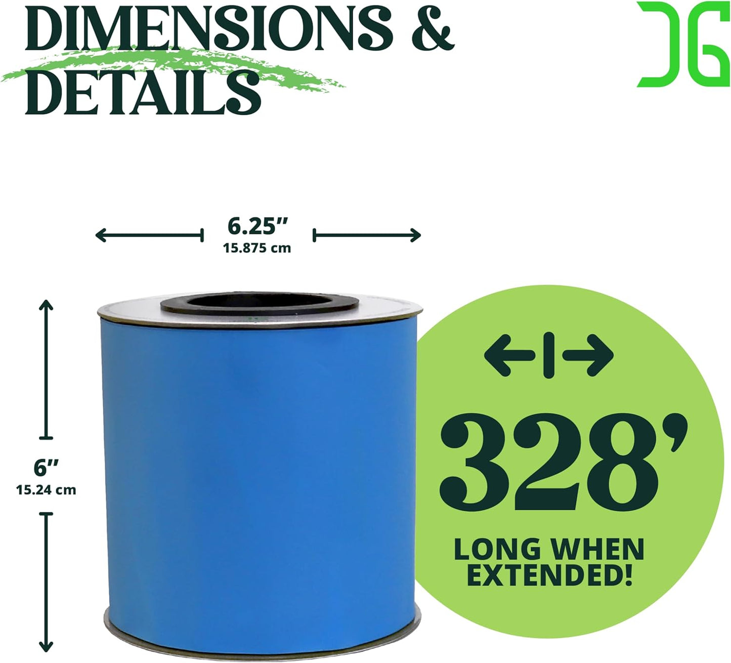 Catchmaster GRO XL AG Roll 4PK, Double Sided Adhesive Fly Tape Strips, Fungus Gnat Sticky Trap for Greenhouse, Garden, Nursery, Pest Control Gardening Supplies, Pet Safe Insect Trap, 328' x 6", Blue