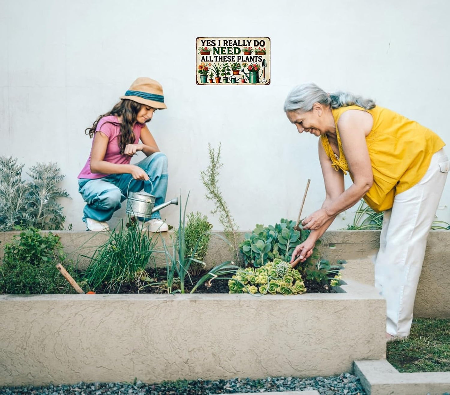 Bestylez Garden Gifts I Really Need All These Plants Vintage Gardening Signs for Home Garden Greenhouse Living Room Bedroom Yard Outdoor Decor 8X12 Inch (3362)