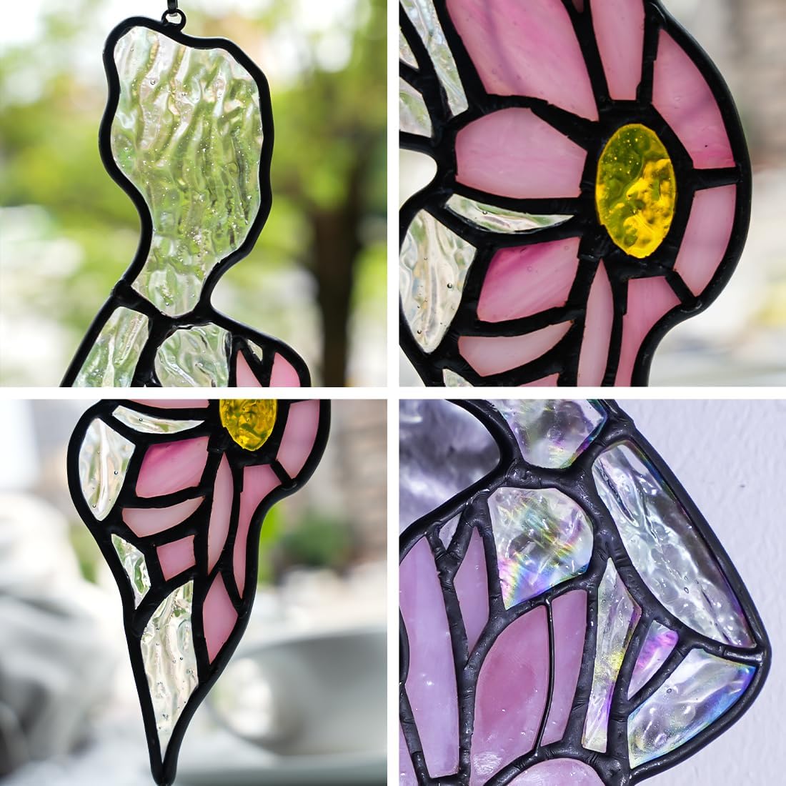 Pregnant Mother Decor Stained Glass Suncatcher for Window,Pregnant Mother Gifts for Mom Expecting Mothers on Mother's Day,Stained Glass Sunflower Gifts for Women Wife Maternity Giftss