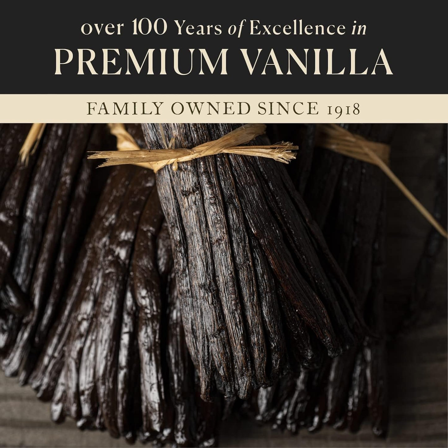 50 Organic Madagascar Whole Vanilla Beans, Grade A Vanilla Pods, Premium Vanilla Beans for Making Extract & Baking - Cook’s