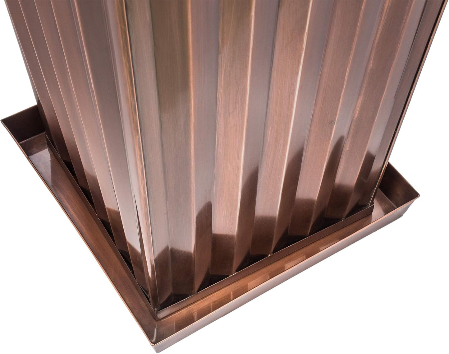 H Potter Tall Outdoor Planter or Indoor Flower Pots Large with Drip Tray