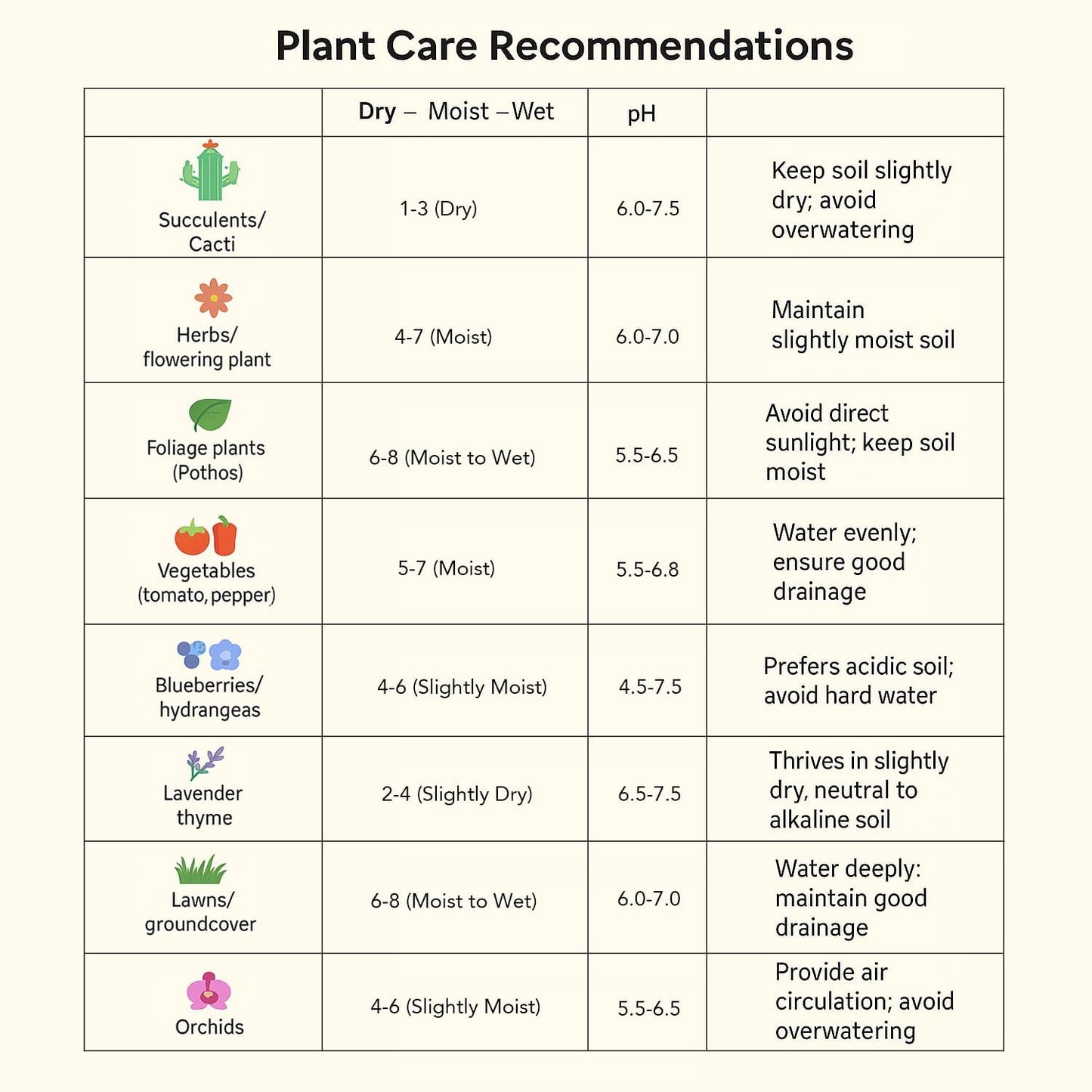 4-in-1 Plant Soil Tester with pH, Moisture, Fertility & Light Meter, Rotatable Dial Soil Test Kit, No Battery Required for Garden, Lawn, Farm, Indoor & Outdoor Plants, White