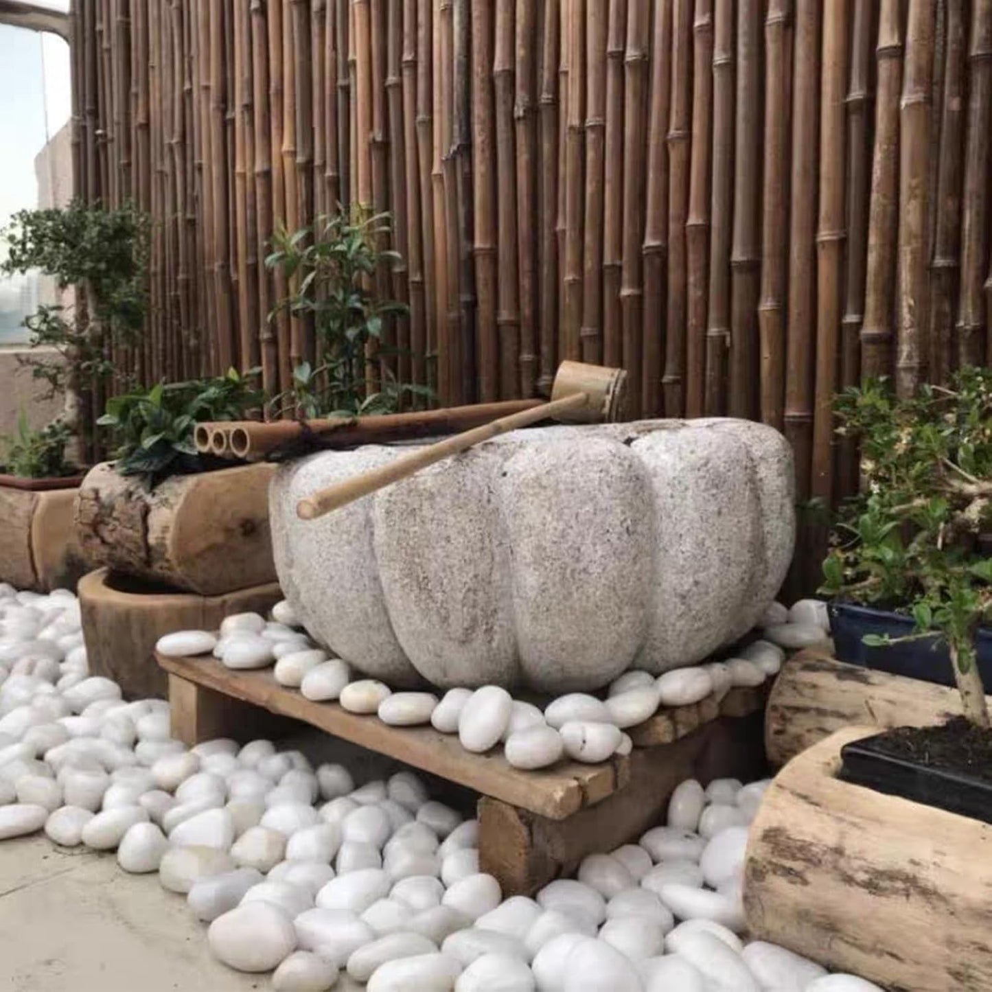 40 Pounds Large White River Rocks for Outdoor Landscaping, 2-3 Inch Natural White Stones for Planters, Polished Decorative Pebbles for Indoor Plants Vase, Aquarium and Garden Rocks