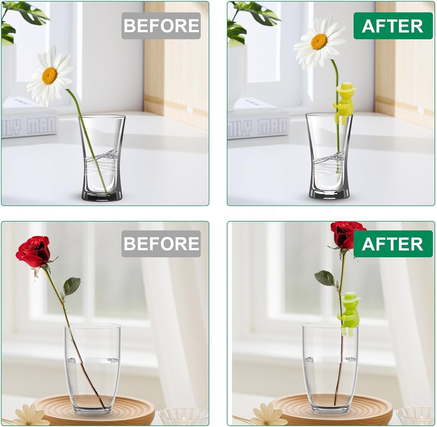 6 Pcs Plant Propagation Buddy, Propagated Plant Holders for Sprouts, Stems & Shoots and cuttings, Sturdy Support for Indoor Plants & Propagation Station Use, Ideal Gifts for Plants Lovers