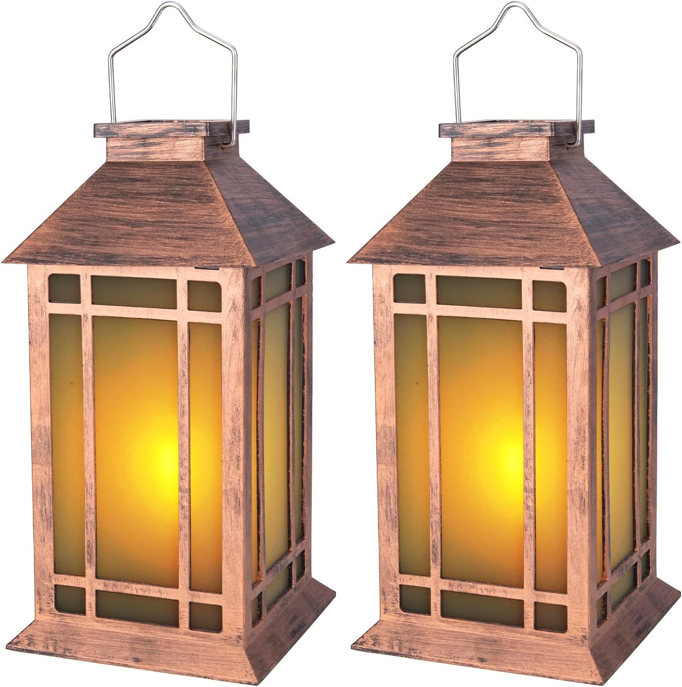 Afirst Solar Lantern Outdoor, Hanging Lights Decorative Outdoor Lighting Waterproof Umbrella Lights for Patio Garden, Table,Party Decor, 2 Pack