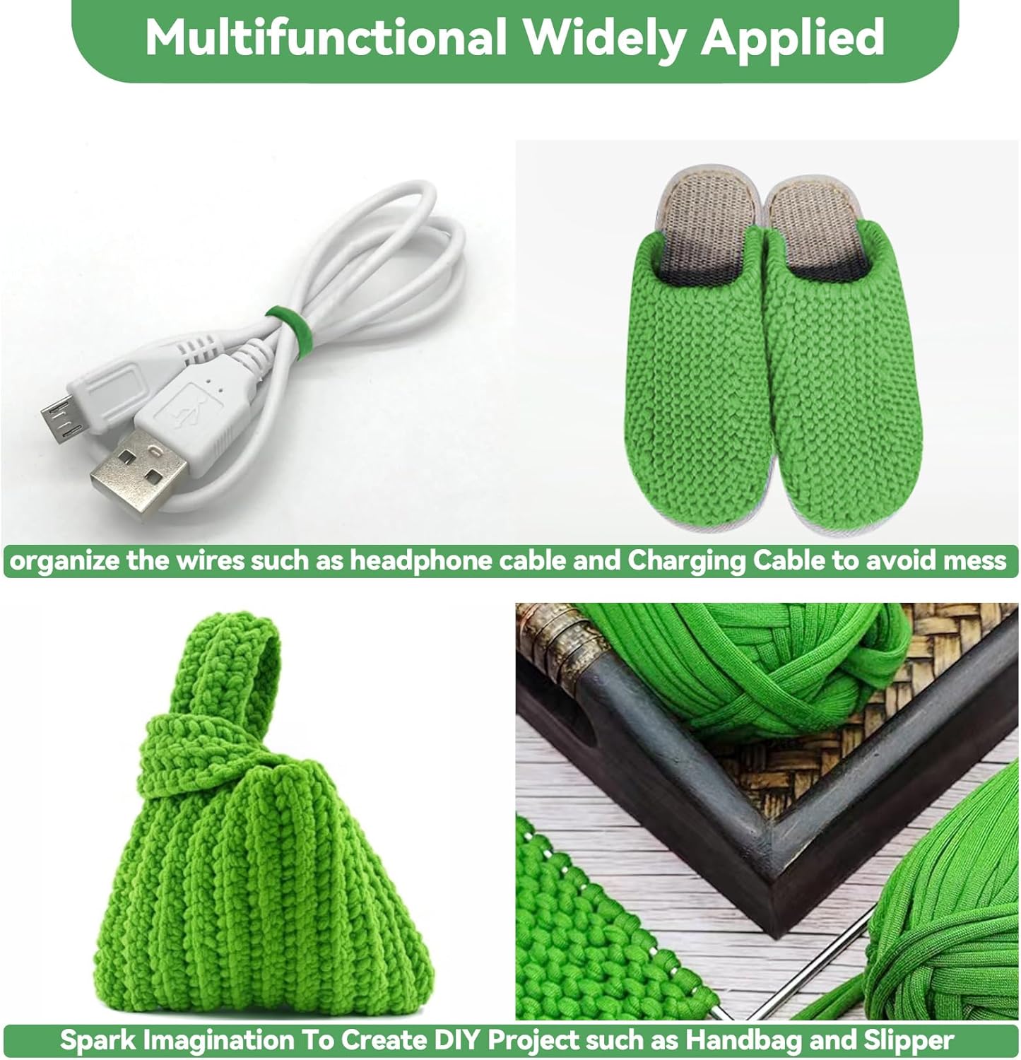 2 Pack Garden String - Plant Ties, Garden Twine, Gardening Tape, Tree Support, Stretchy Trap for Trees,Flowers,Green Soft Ties for All Plants All Gardeners(35M/Roll,115FT)