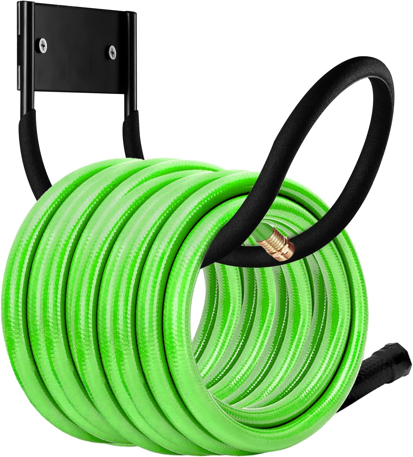 Hose Hanger, Heavy Duty Metal Hose Holder Wall Mount, Hook for Garden Hose/Expandable Hose/Hose Reel/Water Hose/Pocket Hose/Flexable Hose/Magic Hose (Hose Holder 125 Ft)