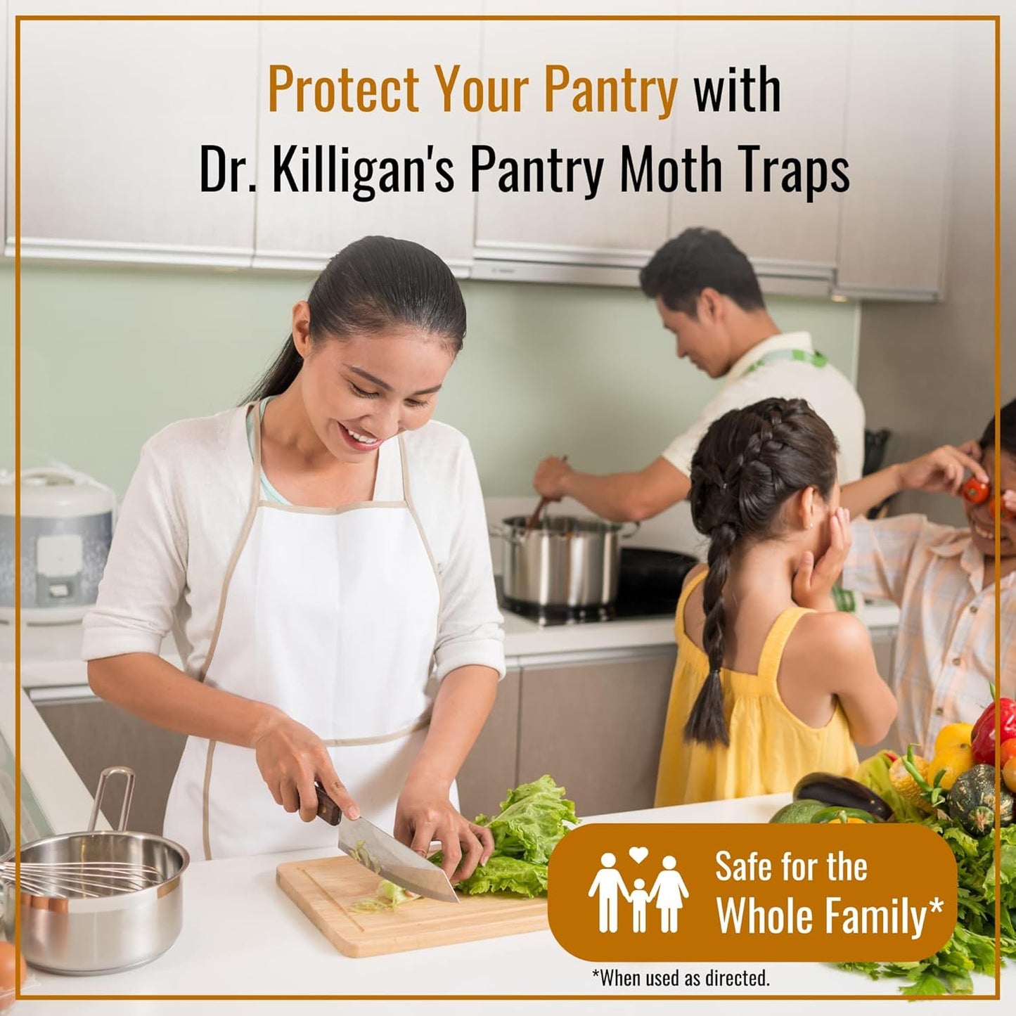 Dr. Killigan's Premium Double Potent Pantry Moth Traps with Pheromones Prime, Indian Meal Moth Traps for House, How to Get Rid of Moths in House (6 Count, Blue)