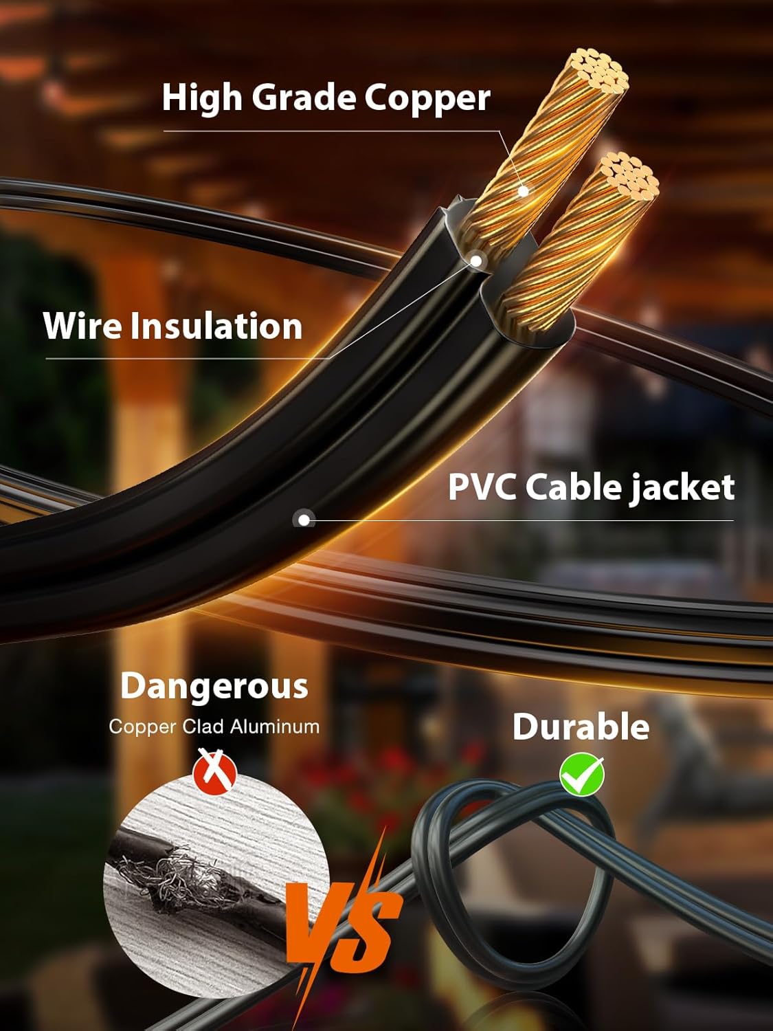 addlon 200 FT (4X 50FT) Outdoor String Lights,Waterproof Patio Lights ETL Listed with 60+4 Shatterproof Dimmable ST38 LED Bulbs,2200K Connectable Outdoor Lighting for Backyard Bistro Garden