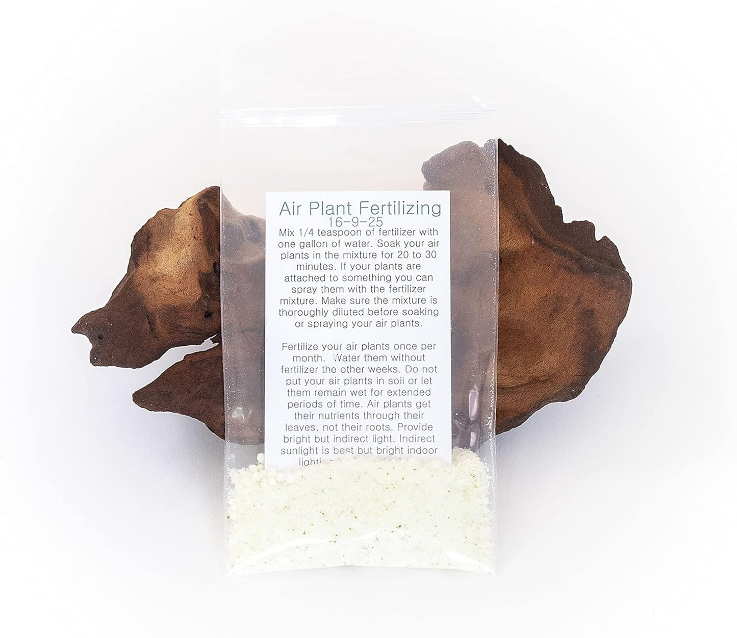 Grab Bag Pack Small & Medium Air Plants - Fertilizer Packet - Wholesale - Bulk - Live Tillandsia - Easy Care House Plant - Succulents, 10 Count (Pack of 1)