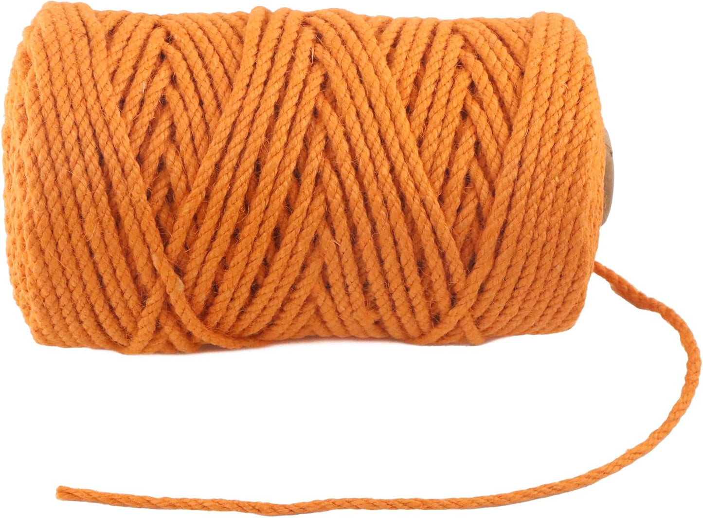 4mm x 200 Feet Orange Jute Rope, Twine for Gardening Tomato Climbing Plant Tie Floristry Crafts Gift Wrapping Packing Decor