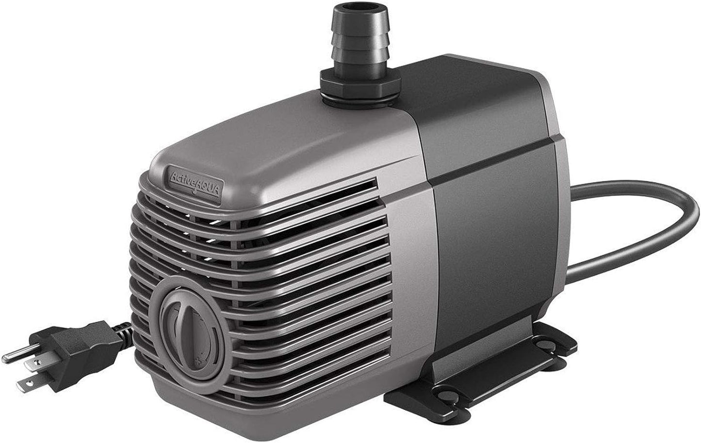 Hydrofarm AAPW1000 92-Watt 1110 GPH Indoor/Outdoor Hydroponic Aquarium Pond 6ft Power Cord for 55 Gallon Reservoirs Submersible Water Pump, Black